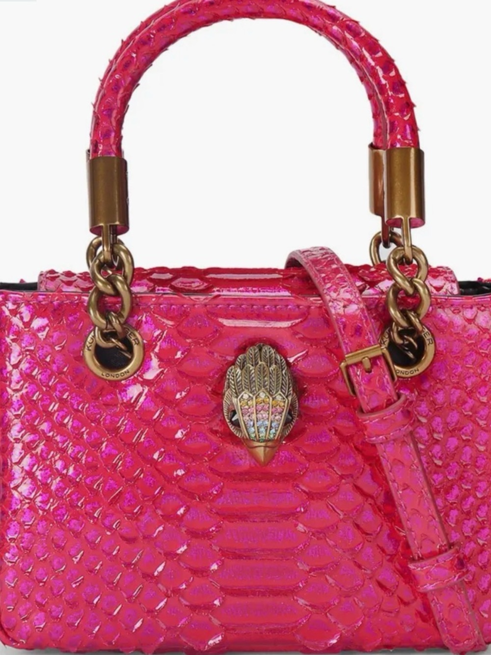 🔥Kurt Geiger London Mini Square Kensington Croc-Embossed Leather LOW PRICE! 💝💞 - Picture 11 of 13